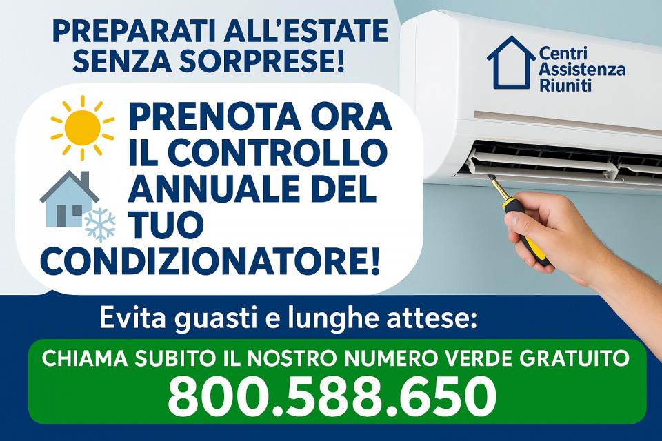 Revisiona il Tuo condizionatore per tempo! Revisiona il Tuo condizionatore per tempo!